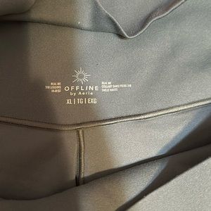 Blue/gray crossover leggings from Aerie
